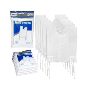 NEW Zion Judaica Kids Mesh Tzitzit Set of 6